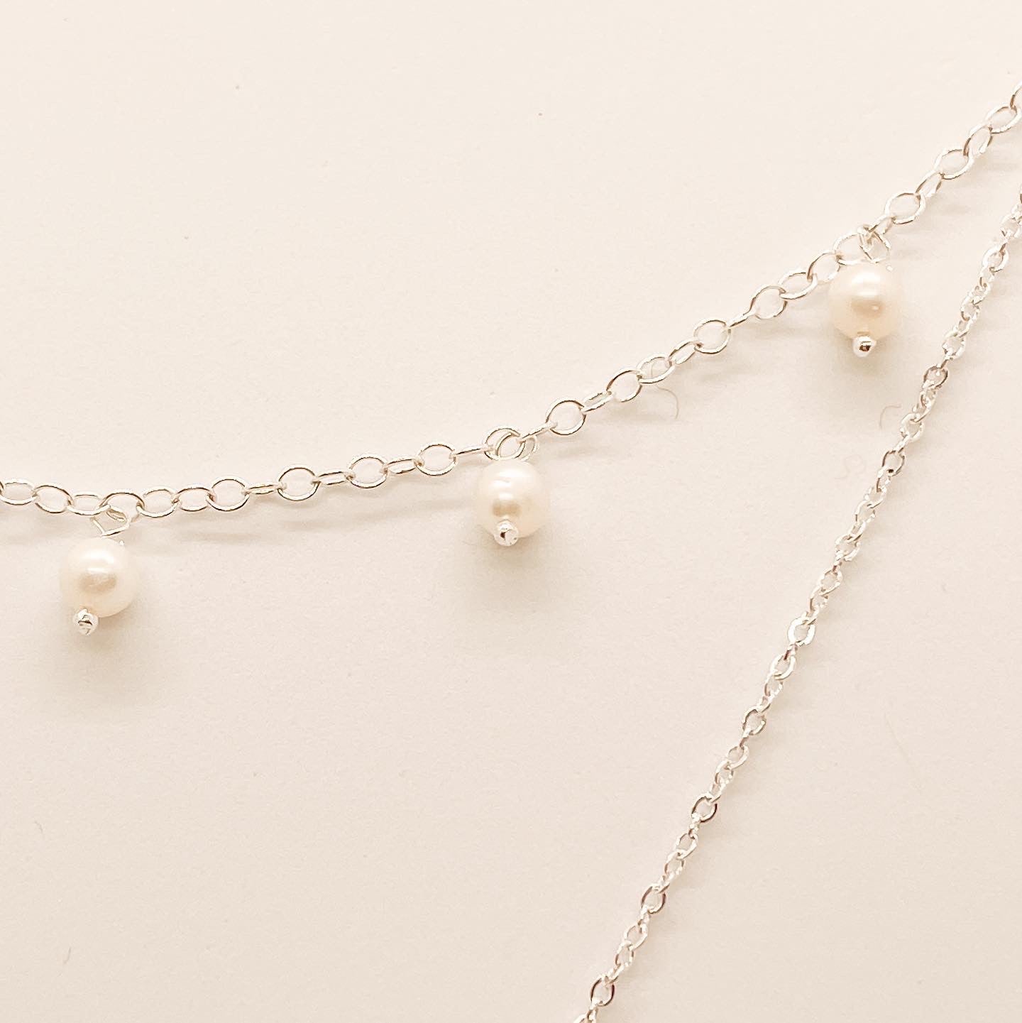 The Patricia Pearls and Silver Necklace