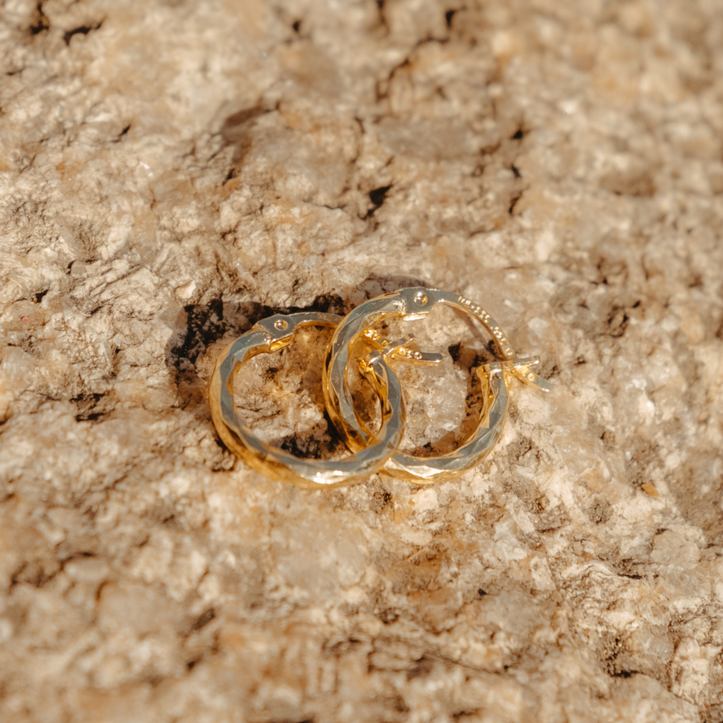 The Mini Mila Hoops in Gold